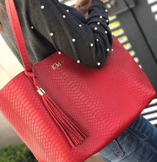 TOTE CLASICA ROJA PYTHON