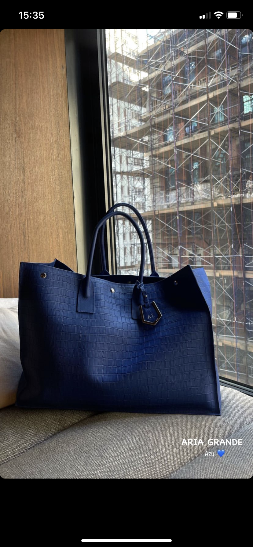 TOTE ARIA TAG AZUL