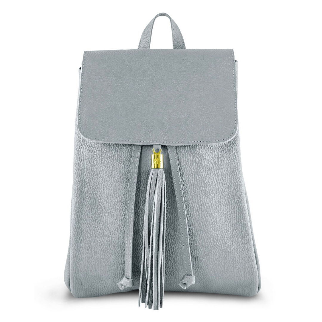 BACKPACK GRIS CLARO LISA GRANDE